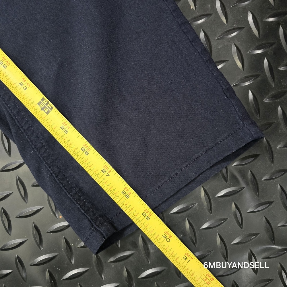 Projek Raw Mens Navy Blue Classic Fit Stretch Chino Pants 5-Pocket 38x30 145100 - Picture 6 of 11